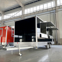 Remorque alimentaire mobile commerciale de 16 pieds pour la vente de snacks, hot-dogs, hamburgers, pizzas, churros et BBQ, fabrication sur mesure