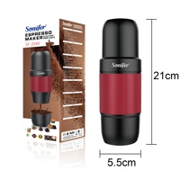 Cafetera Sonifer SF-3549 Multifuncional Recargable Inalámbrica Portátil para Hogar y Auto, Cafetera Express, Cafetera de Cápsulas