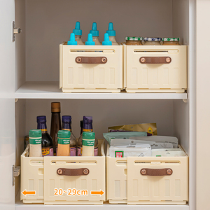 Stackable <strong>Storage</strong> Basket Container Length Width Food <strong>Storage</strong> Large Capacity <strong>Stacked</strong> Solid <strong>Storage</strong> Boxes With Handle - Product Image 3