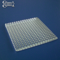 Lentilles led en verre borosilicate transparent pour verre projecteur