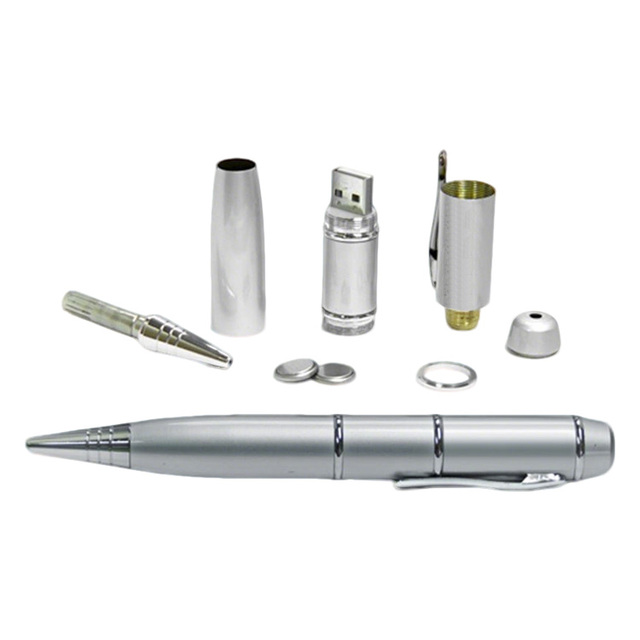 High Quality Metal Ballpoint USB Flash Drive 2.0 1GB 2GB 4GB 8GB 16GB 32GB 64GB  Pen Drive USB  Gift