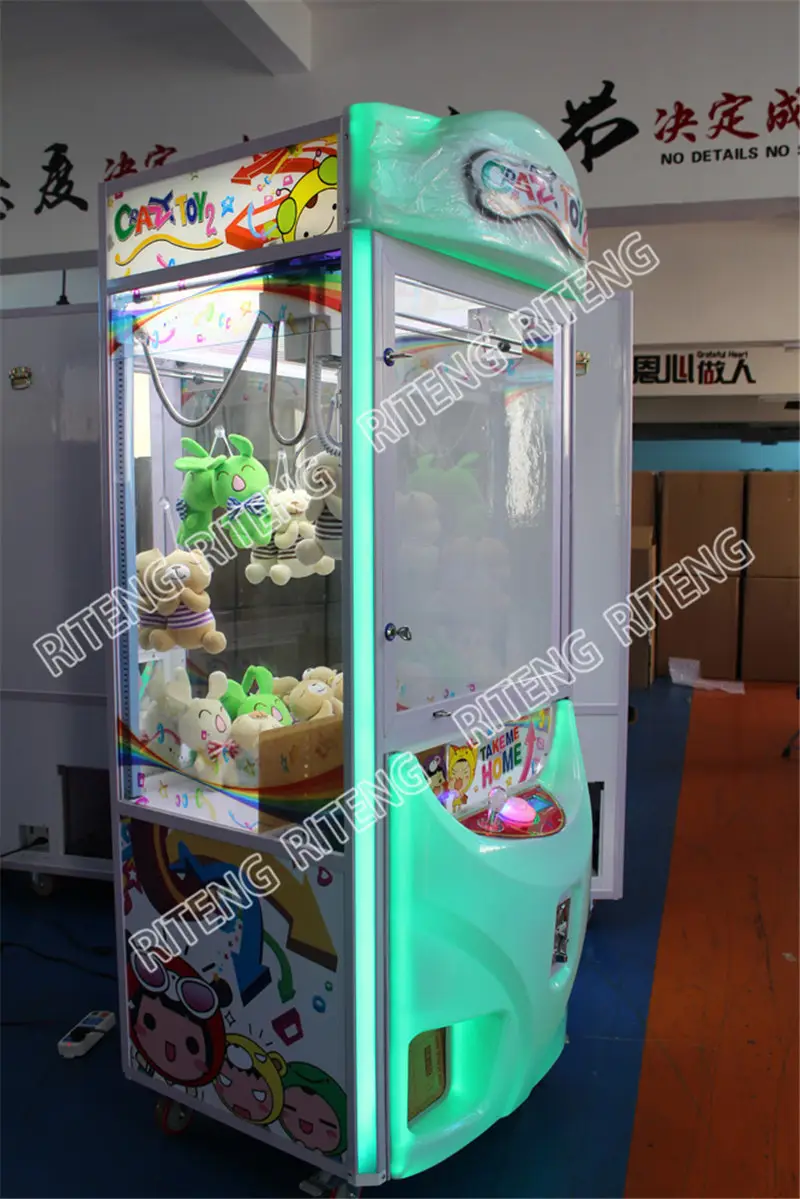Custom Coin Operated Crazy Toy 2 Gifts Catch Dolls Toys Claw Crane Machine Doll Castle Claw Crane Machine For Sale Philippines