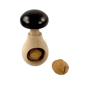 Bằng gỗ nutcracker nấm <span class=keywords><strong>Walnut</strong></span> Cracker công cụ mở, Nut bánh cho Quả Óc Chó - Product Image 1