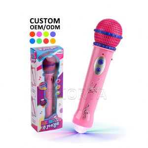 Micrófono de Juguete Musical con Luz, Modelo de Karaoke para Niños de Alta Calidad Zhorya - Product Image 1