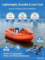 Kart aquatique F1 à deux places, bateau à jet, accélérateur à pédale, club de sports nautiques, resort lacustre, approvisionnement direct CE