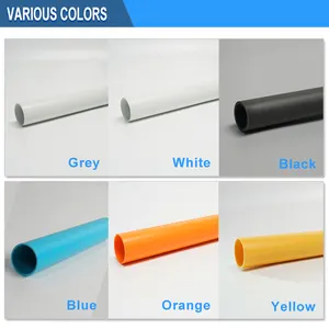 Pvc Pipe Pvc Pipe Rigid PVC Tube Round Colourful Plastic PVC Pipe Furniture Grade Extrusion Pipe Pvc Charlotte Pipes