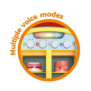 <span class=keywords><strong>Giocattolo</strong></span> Multifunzionale per Bambini 2-4 Anni: Frigorifero in Plastica con Luci e Musica per Giochi di Ruolo in Cucina - Product Image 4