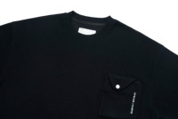 T-shirt à manches courtes pour homme, en tricot gaufré surdimensionné 240 g/m², imprimé avec des lettres