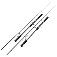 MADMOUSE China Full Fuji 18-meter Straight/Gun-Handle Steel Jigging Boat Rod Pancing Laut All-Over Cross-Weave Carbon