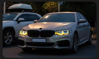 Faro Delantero LED Adaptativo de Alto Brillo para BMW Serie 5 G38 G30 2018-2023, Proyector, Piezas de Automóvil
