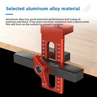 Outil d'installation de porte d'armoire - Outil multifonctionnel en alliage d'aluminium pour la technologie laser à points de ligne pour murs et cuisines
