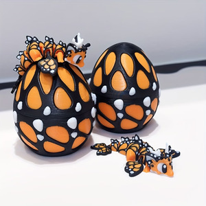 3D Printed Glass <b>Butterfly</b> Dragon Egg Set Joint-Movable Decorative Ornaments Internet-Famous Maternity <b>Toy</b> Crafts Creative - Product Image 1