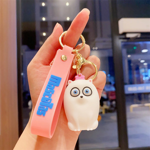 Llavero <span class=keywords><strong>de</strong></span> Peluche con Diseño <span class=keywords><strong>de</strong></span> Cachorro <span class=keywords><strong>de</strong></span> Dibujos Animados <span class=keywords><strong>de</strong></span> <span class=keywords><strong>la</strong></span> <span class=keywords><strong>Película</strong></span> '<span class=keywords><strong>La</strong></span> Vida Secreta <span class=keywords><strong>de</strong></span> las <span class=keywords><strong>Mascotas</strong></span>', Accesorio para Bolsos <span class=keywords><strong>de</strong></span> Hombre y Mujer, Llavero para Coche, Regalos al por Mayor - Product Image 4