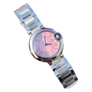 Montre AF Factory <span class=keywords><strong>de</strong></span> haute qualité, mode, <span class=keywords><strong>rose</strong></span> ballon, 33 mm, miroir saphir, étanche 50 m, unisexe, quartz, acier inoxydable - Product Image 5