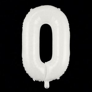 Factory Direct 32 Inch White Birthday Foil Number <b>Balloons</b> Party Decorations Supply - Product Image 1