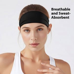 Bandeau de sport pour hommes de style européen et américain, absorbant la transpiration, pour le fitness, le yoga et la course à pied, avec fonction anti-transpiration transfrontalière - Product Image 3