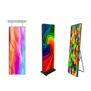 P1.86 Indoor Full Color Floor Standing Advertising Mirror Poster Led Screen Led Display Poster Screen