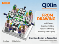 Moule de châssis de voiture de course Mini 4WD en ABS fluorescent, boîtier de boîte de vitesses en forme de V avec charnière articulée, service de moulage par injection pour jouets personnalisés