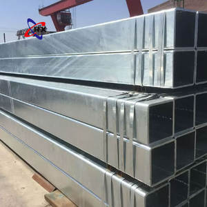 ASTM verzinkt Q195/Q235/Q345 Vierkant stahlrohre Zinks chicht mit Schweiß schneiden Stanzen Biegen 6/12m Länge - Product Image 2