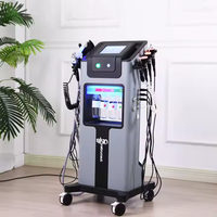 Appareil de microdermabrasion Hydra Beauty à jet d'oxygène pour vente directe, 10 poignées, fonctions hydratantes, rajeunissement de la peau, nez, US/EU