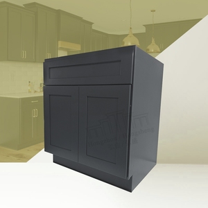 ตู้กับข้าวสไตล์กราไฟท์ B24-B30ทนทานจากคลังสินค้าในสหรัฐอเมริกาจัดส่งฟรีตู้ไม้สำหรับห้องครัวพร้อมประกอบ - Product Image 5