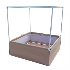 Fioriera Rialzata 4' X 2' X 18" - Tessuto <span class=keywords><strong>in</strong></span> Feltro Rivestito <span class=keywords><strong>in</strong></span> PE Durevole, Tubi <span class=keywords><strong>in</strong></span> PVC, Ecologica <span class=keywords><strong>per</strong></span> Uso Domestico, <span class=keywords><strong>per</strong></span> Coltivare Verdure/Erbe/Aiulietti/Fiori - Product Image 2