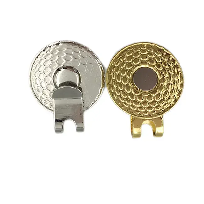 Hot Selling Golf Ball Marker Eng Divot Tool Custom Magnetic Hat Clip for Golf Marker