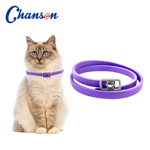 Formule d'<span class=keywords><strong>huile</strong></span> <span class=keywords><strong>essentielle</strong></span> végétale pour le traitement et la prévention des puces et tiques, bracelet en silicone solide, parfum herbal écologique, toutes saisons - Product Image 4