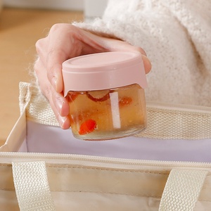 Logo Custom Food Storage <b>Box</b> <b>Glass</b> Food <b>Box</b> With Lid <b>Glass</b> Food Container Bowl Anti Overflow <b>Glass</b> <b>Box</b> for Kitchen - Product Image 6