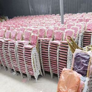 Hotel Chairs Stackable Metal E0 Grade Chinese Style For Conference Banquet Restaurant - Product Image 1