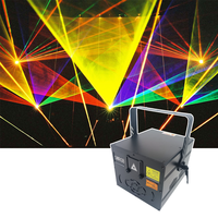 Projecteur LED publicitaire 15W IP65 DMX512 à commande vocale, lumière laser RGB pleine couleur, animation, effet spécial extérieur