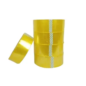 Express Package Sealing Tape Box Sealing Glue Tape Wholesale Transparent Beige Waterproof Carton Package Acrylic Bopp Acceptable