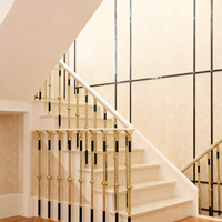 Balustrade en alliage d'aluminium de haute qualité, style populaire, pour la décoration intérieure, escalier, garde-corps pour villa, appartement, balcon, intérieur