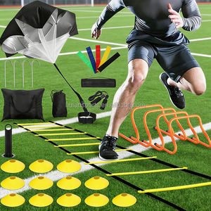 कसरत फुटबॉल खेल जिम हॉट सेलिंग किट बैंड डिस्क खींचती पैराशूट चपलता सीढ़ी फुटबॉल उपकरण सेट गति प्रशिक्षण - Product Image 2