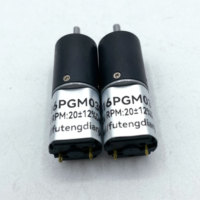 Moteur à engrenages planétaires DC à couple élevé de 16 mm, mini moteur à balais FT-030 pour la robotique