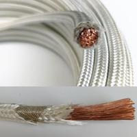 Fil de mica de 0,5 à 25 mm², fibre de verre tressée, ruban de mica, enveloppe en résine de silicium GN500, fil ignifuge, fil résistant à la chaleur 500C
