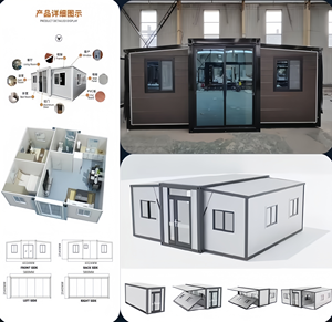 Casa Contenedor de Acero de Una Planta de 30 pies, Plegable y de Despliegue Rápido para Oficina en <span class=keywords><strong>Campo</strong></span> Petrolero y Sala de Apoyo para Minerí<span class=keywords><strong>a</strong></span> - Product Image 3