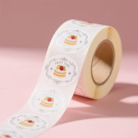 Expédition rapide, faible MOQ, étiquettes d'emballage en papier kraft recyclable texturé pour sacs et boîtes de boulangerie artisanale