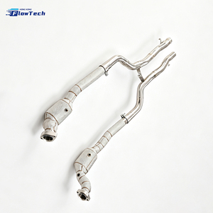 ท่อร่วมไอเสียท่อไอเสียสเตนเลสสตีล304สำหรับเมอร์เซเดสเบนซ์ W221 S500 5.5L M273 V8การไหลสูงโดยตรง - Product Image 3