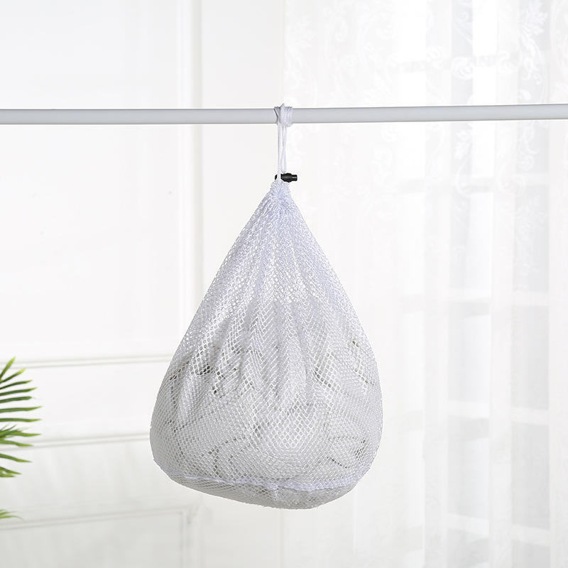 Paño de ojo de malla gruesa blanca 30*40