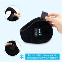 Cadeaux de Noël : Casque sans fil pliable avec haut-parleurs HD intégrés, microphone, chauffe-oreilles Bluetooth, écouteurs, protège-oreilles