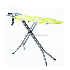 Planche <span class=keywords><strong>à</strong></span> <span class=keywords><strong>repasser</strong></span> en métal <span class=keywords><strong>à</strong></span> hauteur réglable <span class=keywords><strong>avec</strong></span> câble de <span class=keywords><strong>prise</strong></span> de courant - Product Image 2