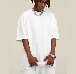 Camiseta Gráfica Vintage de Alta Calidad para Hombre, con Hombros Caídos, Manga Corta, 100% Algodón Ecológico, 230g, para Amantes del Estilo Retro - Product Image 3