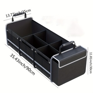 Organizador de Maletero de Coche Plegable de Alta Calidad, Multifuncional, Portátil, de Gran Capacidad, con Bolsa Refrigerante - Product Image 3