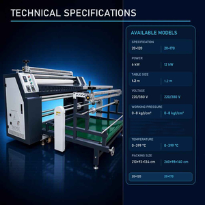 <strong>Calandra</strong> Sublimation Heat Press Machine Automatic Pneumatic Driven Flatbed For Fabric 220V/380V - Product Image 6