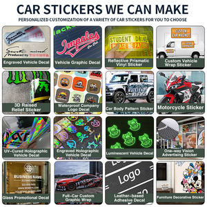 Pegatinas Reflectantes <span class=keywords><strong>para</strong></span> Automóviles, Camiones, SUV, Camionetas y Motocicletas, de <span class=keywords><strong>Vinilo</strong></span> Autoadhesivo, Resistentes a los Rayos UV, Duraderas, Impresas Personalizadas de <span class=keywords><strong>3M</strong></span>, 1 Año - Product Image 5