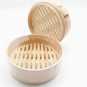 Vaporizador De comida De bambú Dim Sum De 2 niveles <span class=keywords><strong>Vaporera</strong></span> De Bambu Streams Streamer para cocinar Momos Bambus Mini listado De paquete pequeño De 3 capas - Product Image 5