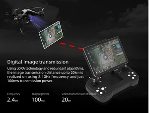 Nuevo Dron Agrícola Skydroid T12 2.4GHz 12CH con Control Remoto / Mini Cámara / Transmisión Digital de 20km 4000mAh - Product Image 6