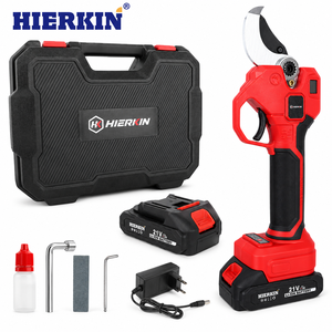 מזמרת גיזום חשמלית אלחוטית HIERKIN 21V ללא פחמים, להב פלדה SK5 35mm, לגיזום עצים ושיחים - Product Image 1