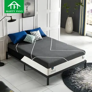 Bedroom twin full queen size 14 inch extra thick best orthopedic hybrid cool gel memory foam 5 zone pocket spring king mattress